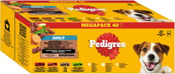 PEDIGREE Multipack Country Selection in Sauce Pouches, 4 Varieties, 40 x 100 g