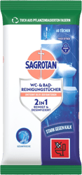 Sagrotan WC-& Bad-Reinigungstücher 60St