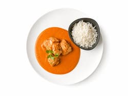 High Protein Butter chicken mit Basmati rice