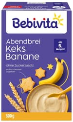 Bebivita Evening Porridge with Biscuit and Banana