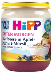 HiPP Good Morning Blueberry in Apple and Yoghurt Muesli