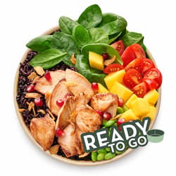 dean&david Black Rice Crunchy Chicken Bowl