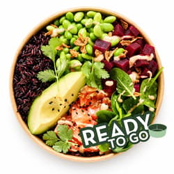 dean&david Black Rice Salmon Avocado Bowl