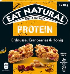 EAT NATURAL protein bar Peanuts, Cranberries & Honey 3-pack