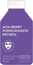 YEAUTY Tuchmaske Smoothie Acai Berry-Pomegranate-Retinol