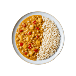 Freshfoodz Massamancurry mit Langkornreis