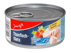 Jeden Tag Thunfischfilets MSC in Sonnenblumenöl
