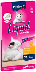 Vitakraft Katzensnack Liquid Huhn + Taurin 6 x 15 g