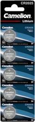 Camelion Lithium Knopfzellen CR2025/3V