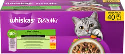 Whiskas Tasty Mix Multipack Pouches Chef's Choice in Sauce 40x85g