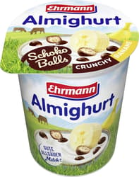 Ehrmann Almighurt Schokoballs Crunchy Banane