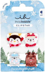 invisibobble CLIPSTAR KIDS Cozy Snowy Friends