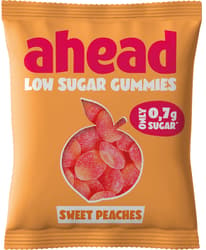 ahead Sweet Peaches Gummies Low Sugar