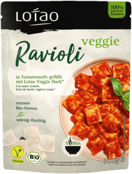 Lotao Veggie Ravioli in Tomatensauce
