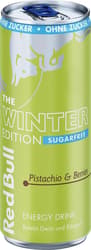 Red Bull Energy Drink Winter Edition Pistachio & Berries Sugarfree 250ml Can