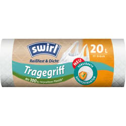 Swirl 20 l Carry Handle Garbage Bags Tear-Resistant & Leak-Proof