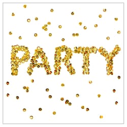 Serviette 33x33cm "Party"