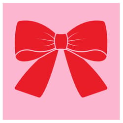 Serviette 33x33cm "Big Bow rose"