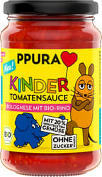 PPURA ORGANIC Sugo Bolognese for Kids - with hidden vegetables