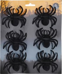 6-Pack Spiders (7x6 cm)