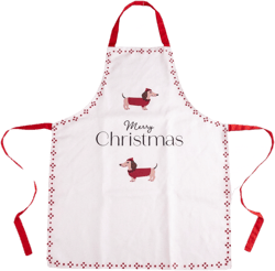 Dr. Oetker kleine Back-Schürze "Weihnachtsdackel"
