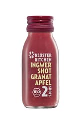 Kloster Kitchen Bio Ingwershot Granatapfel 2SHOTS