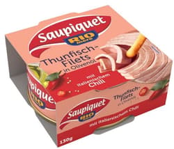 Saupiquet Thunfisch-Filets in Olivenöl mit italienischem Chili