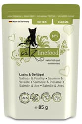 catz finefood Kitten No.05 Salmon & Poultry