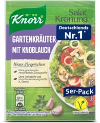 Knorr Salatkrönung Gartenkräuter Knoblauch Dressing