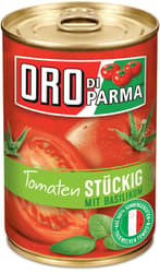 Oro di Parma Stückige Tomaten mit Basilikum