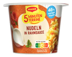 Maggi 5 Minute Terrine Noodles in Cream Sauce