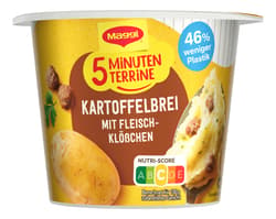 Maggi 5 Minute Terrine Mashed Potatoes with Meatballs