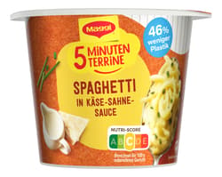 Maggi 5 Minute Terrine Spaghetti in cheese-cream sauce