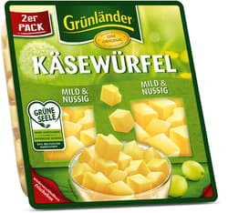 Grünländer Käse Würfel, Mild/Nussig