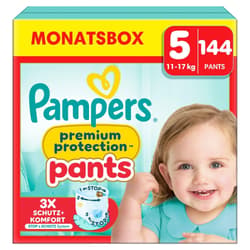 Pampers Premium Protection Pants Gr. 5, Monatsbox, 11-17 Kg
