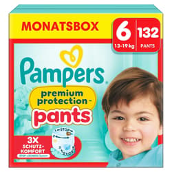 Pampers Premium Protection Pants Gr. 6, Monatsbox, 13kg-19kg