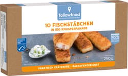 followfood MSC 10 Fischstäbchen in BIO-Panade