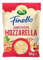 Arla Finello schnittfester Mozzarella gerieben