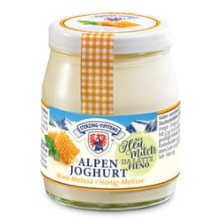 Sterzing Alpine yoghurt honey in a jar