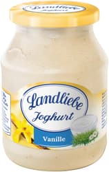 Landliebe yogurt vanilla glass