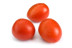 Plum tomatoes, weighed