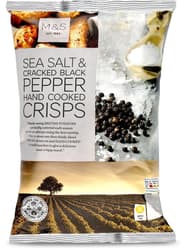 Marks & Spencer Hand Cooked Salt & Black Pepper Crisps
