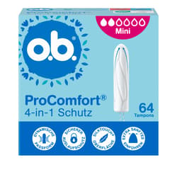 o.b. ProComfort Mini auch für leichte Tage Tampons
