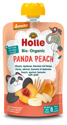Holle BIO Panda Peach - Pouchy peach, apricot & banana with spelt