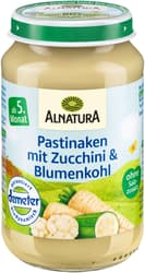 Alnatura BIO Pastinaken mit Zucchini, Blumenkohl