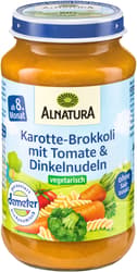 Alnatura BIO Karotten, Brokkoli mit Tomaten und Dinkelnudeln