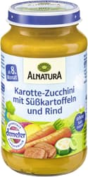 Alnatura BIO Carrot-Zucchini with sweet potatoes and beef