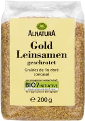 Alnatura ORGANIC golden linseed, crushed