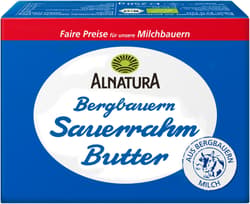 Alnatura BIO Bergbauern Sauerrahmbutter