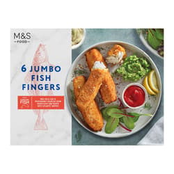 Marks & Spencer 6 Breaded Jumbo Cod Fish Fingers